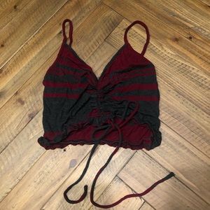 Super cute string crop top